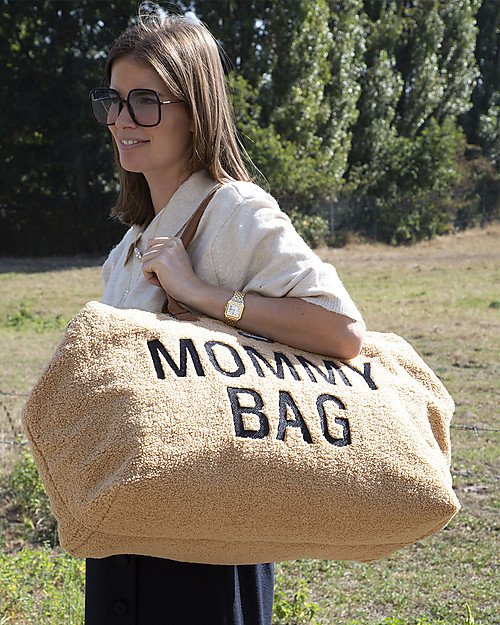 Mommy Bag Borsa Fasciatoio - 55x30x30 cm - Teddy Beige - Arili shop