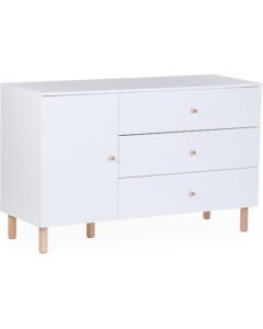 childhome-cassettiera-con-fasciatoio-removibile-bianco-3-cassetti-1-anta-con-ripiani-cassettiere_487711